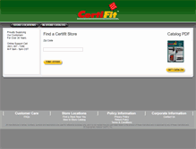 Tablet Screenshot of certifit.com